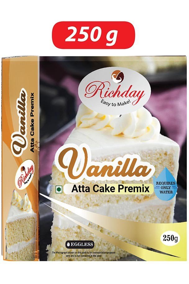 Eggless Vanilla Atta Cake Premix